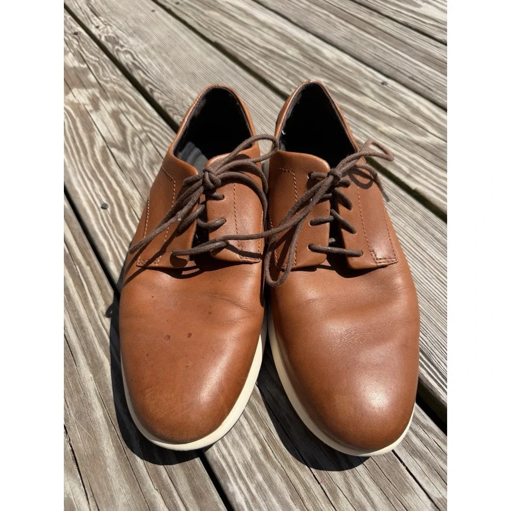 Cole Haan GrandPrø Mens 9.5M Brown Leather Oxford Derby Shoes C33186 Comfort